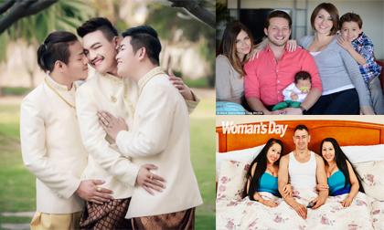 Những chuyện tình tay ba hạnh phúc nhất thế giới