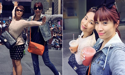 Pha Lê và Uyên Linh nhí nhảnh rong chơi New York