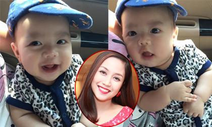 Ốc Thanh Vân khoe nụ cười 'hở lợi' cực yêu của con trai út