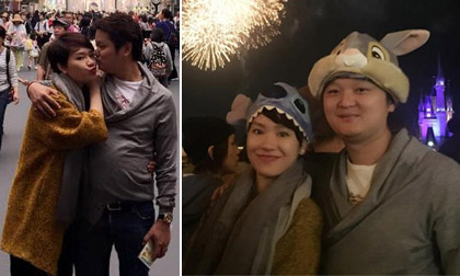 Khoảnh khắc ngọt ngào của vợ chồng Trà My