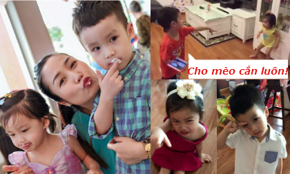 Clip con trai Ốc Thanh Vân thay mẹ dạy dỗ em siêu ngộ nghĩnh