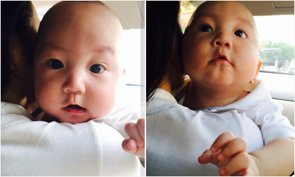 Con trai Tuấn Hưng hào hứng vào Sài Gòn thăm ông bà nội