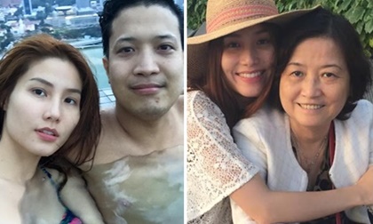 Diễm My 9x cùng mẹ và người yêu sang Singapore nghỉ lễ