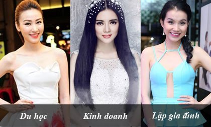 Muôn kiểu lý do rút khỏi showbiz của mỹ nhân Việt