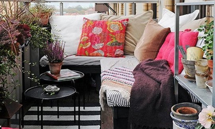 10 cách thiết kế ban công nhỏ cực lí tưởng