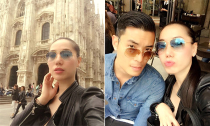 Chung Thục Quyên du hí với người tình tại trời Tây