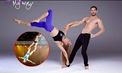 Cặp vợ chồng nổi tiếng nhờ công việc múa mạo hiểm