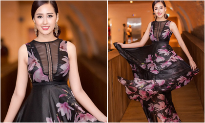 Mai Phương Thúy lộng lẫy với váy voan mềm khoe lưng trần 'mướt mắt'