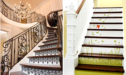 Trang trí cầu thang tuyệt đẹp nhưng vô cùng đơn giản