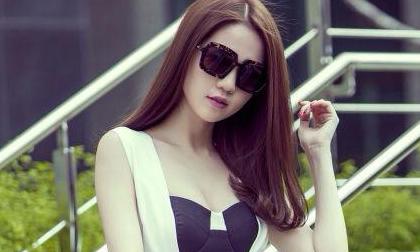 Ngọc Trinh đẹp sang chảnh với gam màu đen - trắng