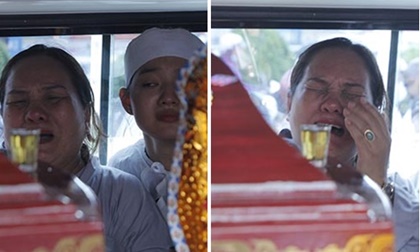 Mẹ ruột kiệt sức, mẹ vợ Duy Nhân khóc ngất trên xe đưa tiễn con