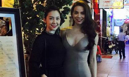 'Bắt gặp' Hồ Ngọc Hà gợi cảm đi ăn cùng Linh Nga