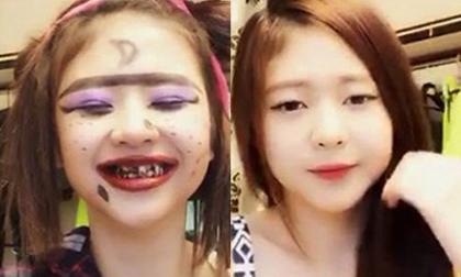 Giới trẻ sốt với trào lưu làm đẹp sau 1 giây