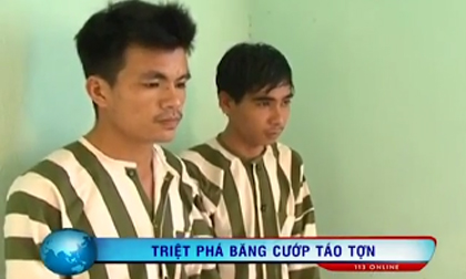 Triệt phá băng nhóm 9X gây ra hơn 20 vụ cướp táo tợn