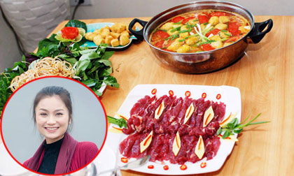 Cùng diễn viên 'Cầu Vồng Tình Yêu' biến tấu món lẩu riêu cua