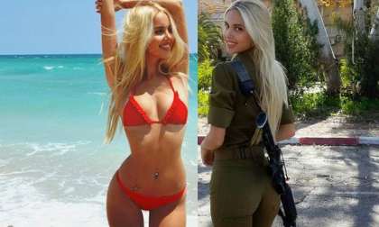 Nữ binh Israel gây sốt với nhan sắc 'hủy diệt' quân thù