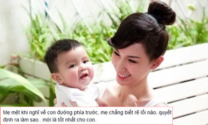 Quỳnh Chi viết 'tâm thư' xúc động dành cho con trai