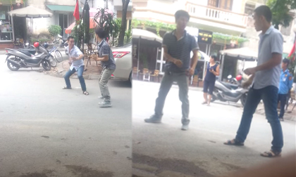 Hai tài xế taxi 'choảng' nhau như phim chưởng