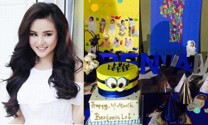 Vy Oanh tiết lộ tên và hình ảnh của con trai mới sinh