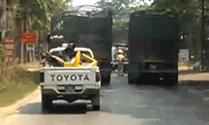 CSGT truy đuổi xe tải điên như trong phim Mỹ