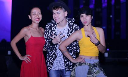 Thảo Trang tươi rói đi tập hát sau khi ‘chết’ hụt