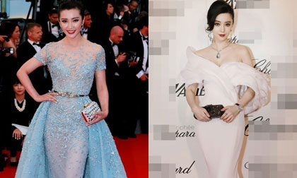 Hai nàng Băng Băng đua nhau khoe sắc trên thảm đỏ Cannes