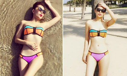 Lan Hương khoe đường cong không tỳ vết trên biển