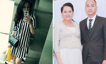 Siêu mẫu Ngọc Thạch tái xuất thon gọn sau khi sinh con