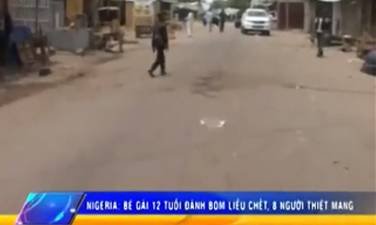 Bé gái 12 tuổi đánh bom liều chết vào trạm xe buýt