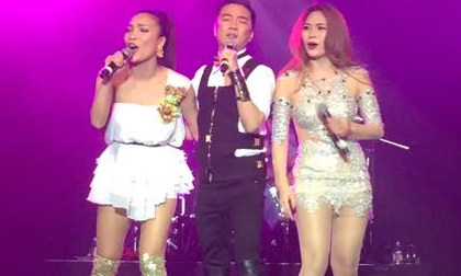 Mr Đàm 'tam ca' cùng Mỹ Tâm và Hồng Ngọc trên đất Mỹ