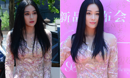 Trương Hinh Dư khoe vòng một lấp ló tại sự kiện