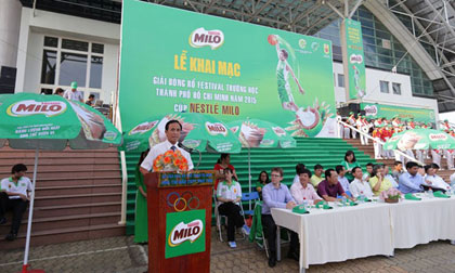 Tưng bừng khai mạc giải bóng rổ cúp MILO 2015