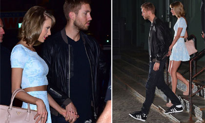 Taylor Swift 'dính như sam' với người tình 