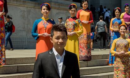 Áo dài NTK Thuận Việt gây ấn tượng trên đất Mỹ