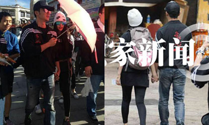 Phạm Băng Băng - Lý Thần tình tứ nắm tay nhau trước ống kính