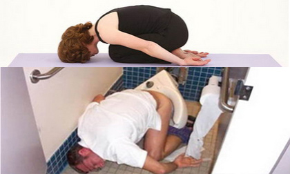 Loạt ảnh hài hước giữa Yoga và kẻ say