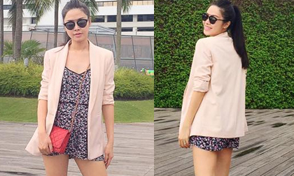 Vợ Đăng Khôi khoe dáng thon gọn dù mang bầu hơn 5 tháng