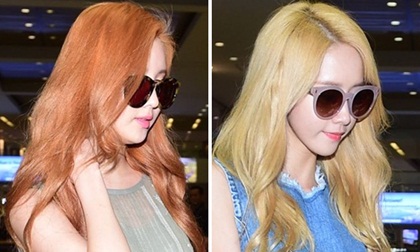 Yoona tóc vàng 'nổi bần bật' sánh đôi cùng Seohyun 