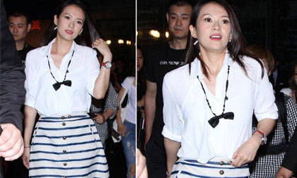 Chương Tử Di trẻ trung như gái đôi mươi