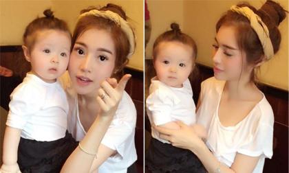 Cadie 'siêu dễ thương' khi đi ăn cùng mẹ Elly Trần