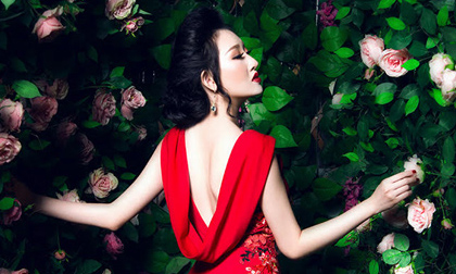 Hoa Hậu Huỳnh Thuý Anh sắc đẹp mê hoặc công chúng