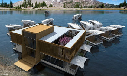 Khách sạn nổi trên mặt nước độc đáo