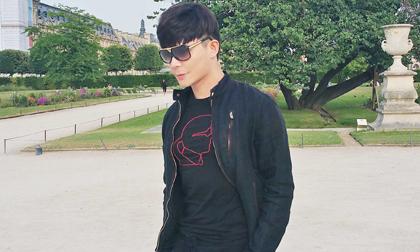Nathan Lee khoe vẻ điển trai trên phố Paris
