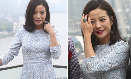 Triệu Vy lộ thân hình mũm mĩm và làn da xấu