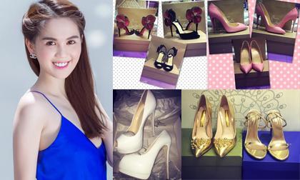 Ngọc Trinh lại khoe loạt giày hiệu mới khiến fan ngây ngất