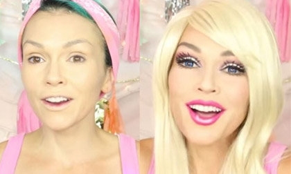 Trang điểm siêu tốc 90 giây thành búp bê Barbie xinh đẹp