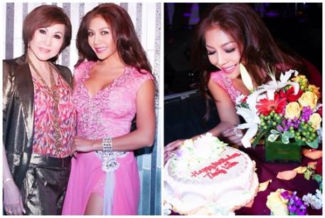 Thùy Vân gợi cảm 'đọ dáng' bên người tình Vũ Hoàng Việt