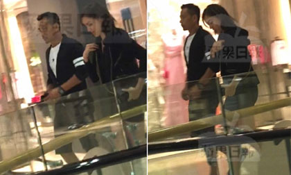 Sao TVB Liêu Bích Lệ đi mua sắm với người tình tỷ phú sau khi sinh con