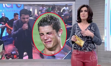 Nữ MC Brazil lỡ lời thông báo C. Ronaldo qua đời