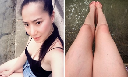 Chung Thục Quyên khoe ngực đầy, chân dài thẳng tắp gợi cảm